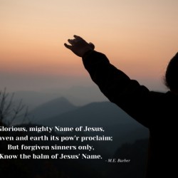 Know the Balm of Jesus Name